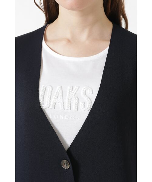 DAKS / ダックス その他トップス | 16Gサスティナブルスムース編み ニットジレ | 詳細3