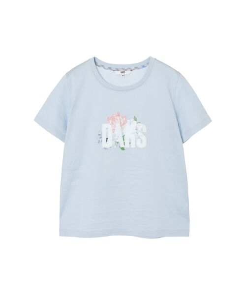 DAKS / ダックス その他トップス | ギザコットン天竺 フラワーモチーフ＆ロゴ Tシャツ | 詳細5