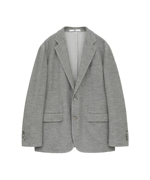 DAKS / ダックス その他アウター | 清涼ドライタッチ 立体組織 ローマミックスジャケット（グレー）