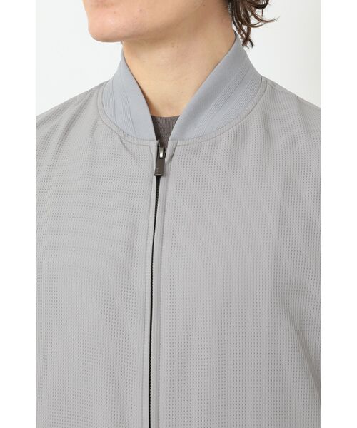 DAKS / ダックス その他アウター | 清涼ドットエア リップストップ柄 ボンバーブルゾン | 詳細4