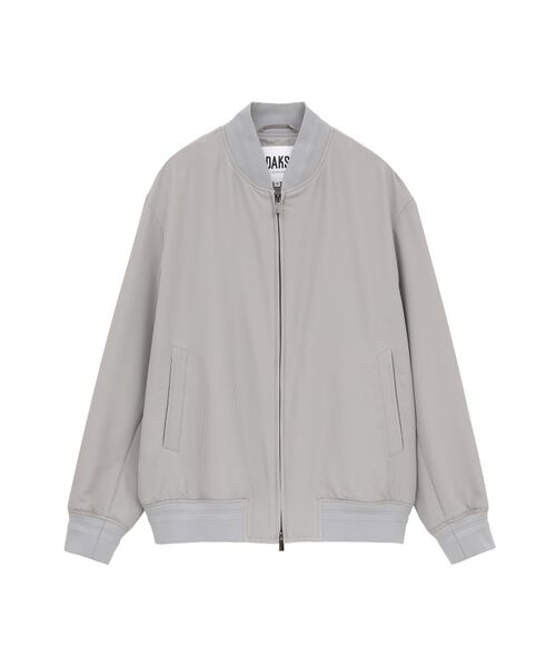 DAKS / ダックス その他アウター | 清涼ドットエア リップストップ柄 ボンバーブルゾン（シルバーグレー）
