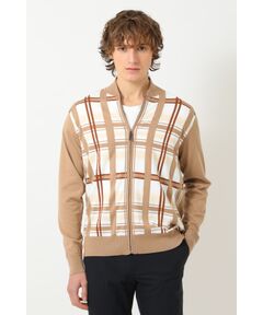 DAKS / ダックス その他トップス | 50周年チェック コンパクトコットン  ジップセーター