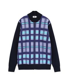 DAKS / ダックス その他トップス | 50周年チェック コンパクトコットン  ジップセーター