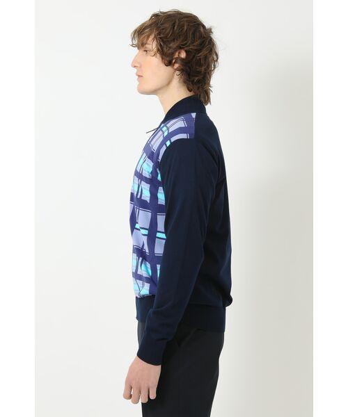 DAKS / ダックス その他トップス | 50周年チェック コンパクトコットン  ジップセーター | 詳細1