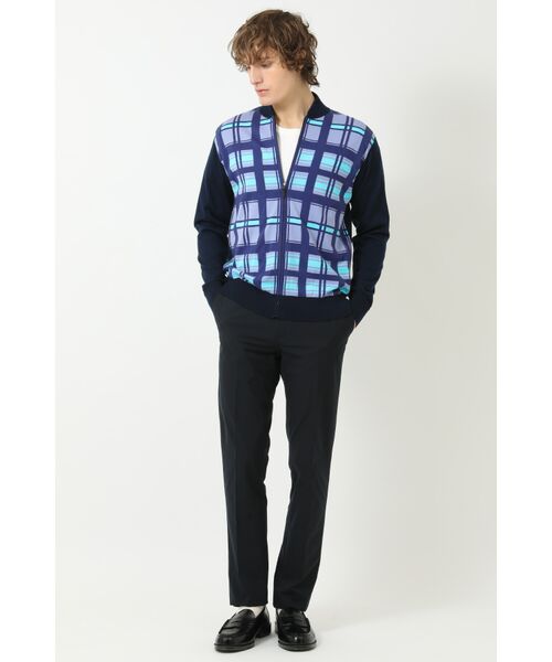 DAKS / ダックス その他トップス | 50周年チェック コンパクトコットン  ジップセーター | 詳細3