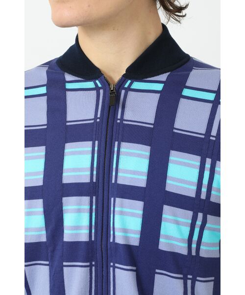 DAKS / ダックス その他トップス | 50周年チェック コンパクトコットン  ジップセーター | 詳細4