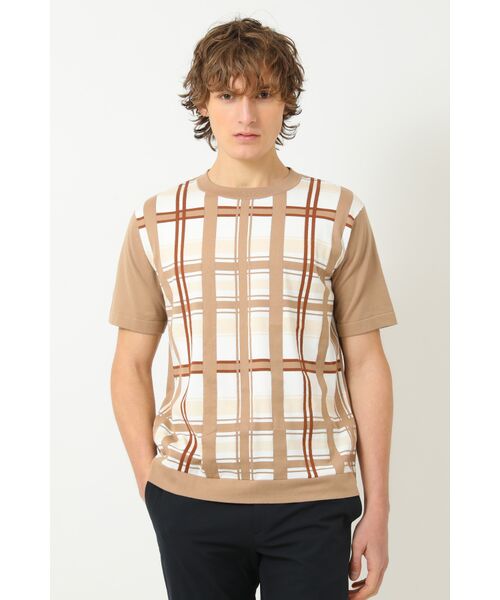 DAKS / ダックス その他トップス | 50周年チェック コンパクトコットン ニット（50thハウスチェック）