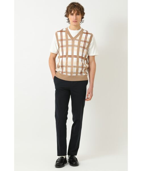 DAKS / ダックス その他トップス | 50周年チェック コンパクトコットン Vネックベスト | 詳細3
