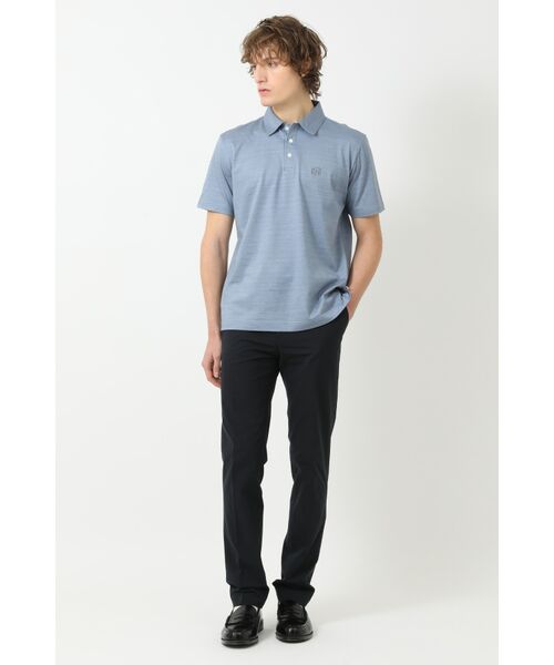 DAKS / ダックス その他トップス | デニム調天竺 ヴィンテージ風ポロシャツ | 詳細3