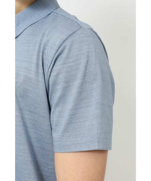 DAKS / ダックス その他トップス | デニム調天竺 ヴィンテージ風ポロシャツ | 詳細6