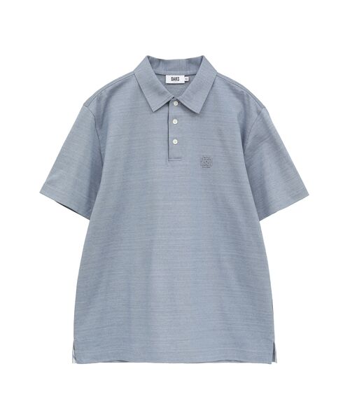 DAKS / ダックス その他トップス | デニム調天竺 ヴィンテージ風ポロシャツ（サックスブルー）