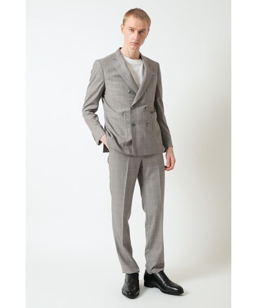 DAKS / ダックス その他アウター | ウィンドウペンチェックウールダブルブレストスーツ | 詳細4