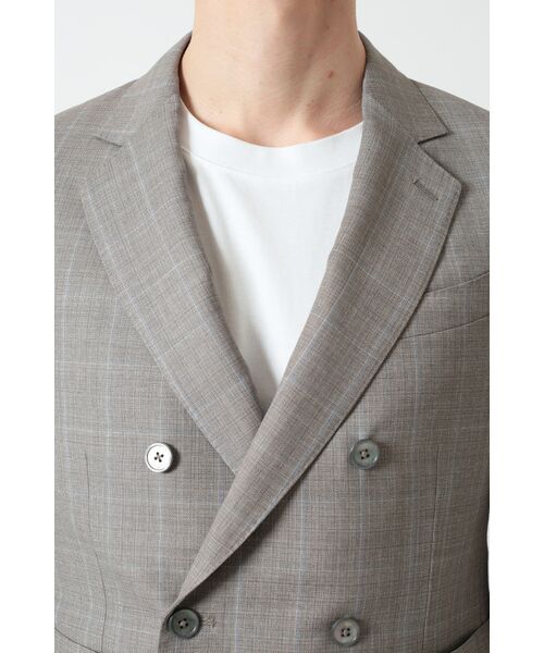 DAKS / ダックス その他アウター | ウィンドウペンチェックウールダブルブレストスーツ | 詳細6