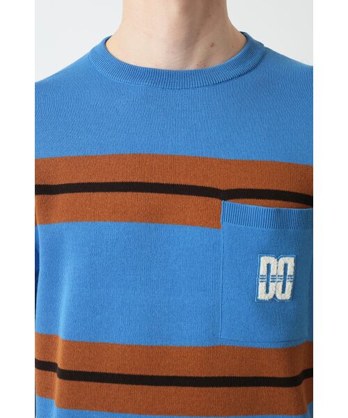 DAKS / ダックス その他トップス | ボーダーDDロゴニットTシャツ | 詳細4