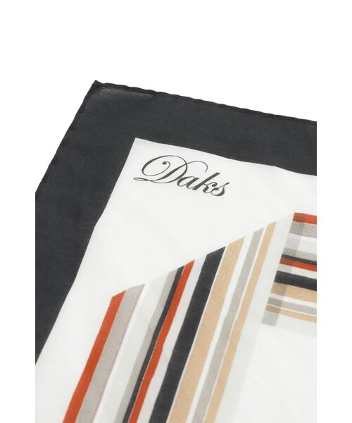 DAKS / ダックス その他 | 綿シルク トラベレーターストライプ スカーフ（ベージュ） | 詳細2