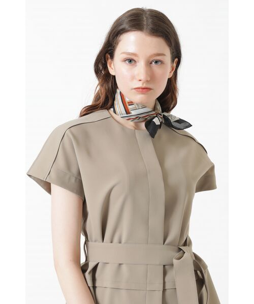 DAKS / ダックス その他 | 綿シルク トラベレーターストライプ スカーフ（ベージュ）（ベージュ）