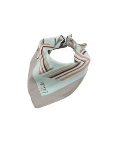 DAKS / ダックス その他 | 綿シルク トラベレーターストライプ スカーフ（グリーン）