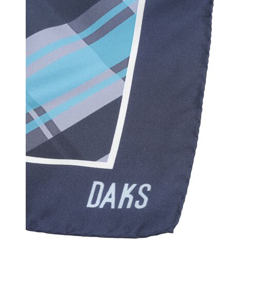 DAKS / ダックス その他 | シルク 50thブルーチェックプリント スカーフ | 詳細2