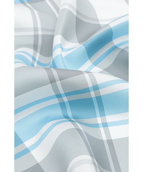 DAKS / ダックス その他 | シルク 50thホワイトチェックプリント スカーフ | 詳細3