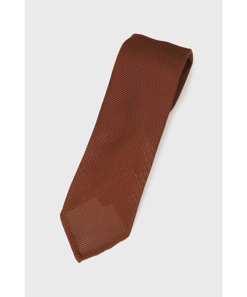 DAKS / ダックス その他 | シルクジャカード 3フォールドタイ（ブラウン）