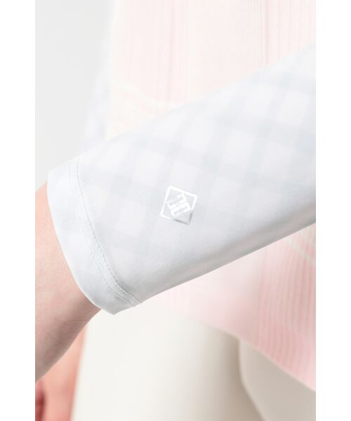 DAKS / ダックス スポーツグッズ | [DAKS GOLF] 冷感チェックプリントアームカバー | 詳細1