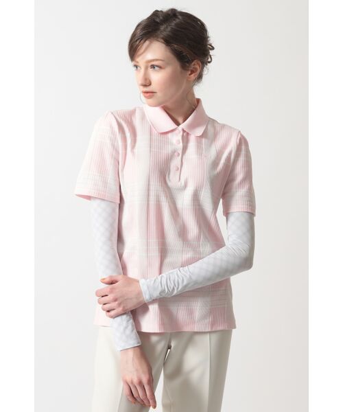 DAKS / ダックス スポーツグッズ | [DAKS GOLF] 冷感チェックプリントアームカバー（スノーホワイト）