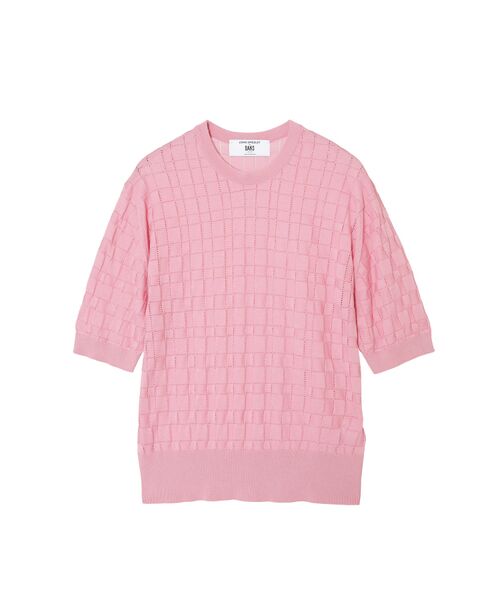 DAKS / ダックス その他 | JOHN SMEDLEY FOR DAKSコットン アイレットチェック 半袖ニット | 詳細5