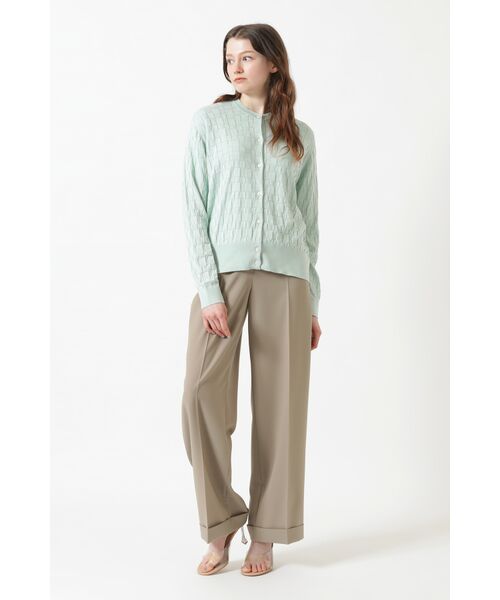 DAKS / ダックス その他 | JOHN SMEDLEY FOR DAKSコットン アイレットチェック カーディガン | 詳細2
