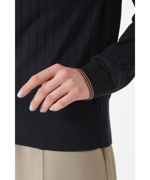 DAKS / ダックス その他 | JOHN SMEDLEY FOR DAKSコットン 配色ラインリブカーディガン | 詳細4