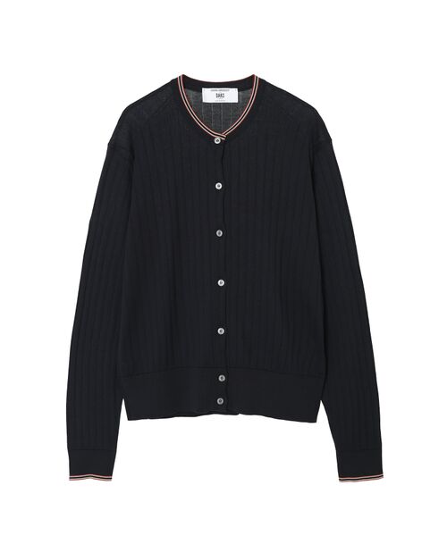 DAKS / ダックス その他 | JOHN SMEDLEY FOR DAKSコットン 配色ラインリブカーディガン | 詳細5