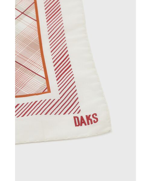 DAKS / ダックス その他 | コットンシルク ヘリテージチェックプリント スカーフ | 詳細2