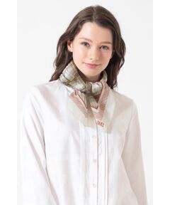 DAKS / ダックス その他 | コットンシルク ヘリテージチェックプリント スカーフ