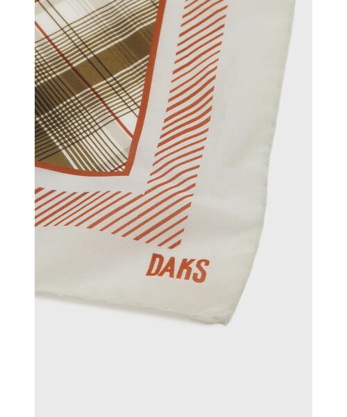 DAKS / ダックス その他 | コットンシルク ヘリテージチェックプリント スカーフ | 詳細2