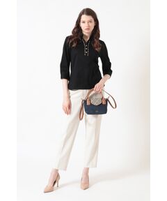 DAKS / ダックス その他 | 【2WAY】ナイロン×牛革 ハウスチェック ミニバッグ