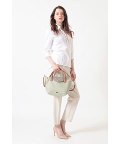 DAKS / ダックス その他 | 【2WAY】ナイロン×牛革 ハウスチェック トートバッグ