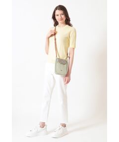 DAKS / ダックス その他 | ナイロン×牛革 ハウスチェック 縦型ショルダーバッグ