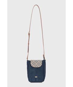 DAKS / ダックス その他 | ナイロン×牛革 ハウスチェック 縦型ショルダーバッグ