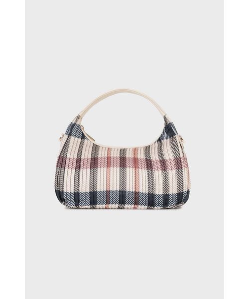 DAKS / ダックス その他 | 【軽量】ポリエステル ハウスチェック 2WAYワンハンドルバッグ（ベージュ）