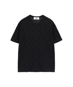 DAKS / ダックス その他 | JOHN SMEDLEY FOR DAKSコットン アイレットチェック半袖ニット
