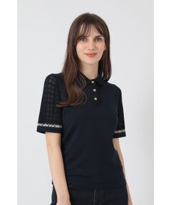 DAKS / ダックス その他トップス | チェックラインニットポロ　