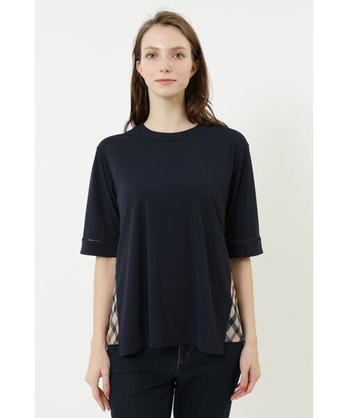 DAKS / ダックス その他トップス | チェックコンビチュニック(89/ネイビー)