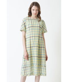 DAKS / ダックス ドレス | ウールボイルチェックワンピース
