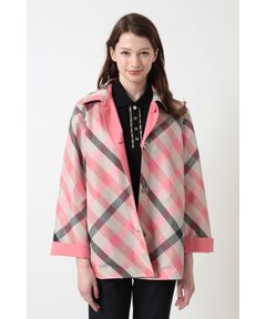 DAKS / ダックス その他アウター | リバーシブルショート丈ステンカラーコート