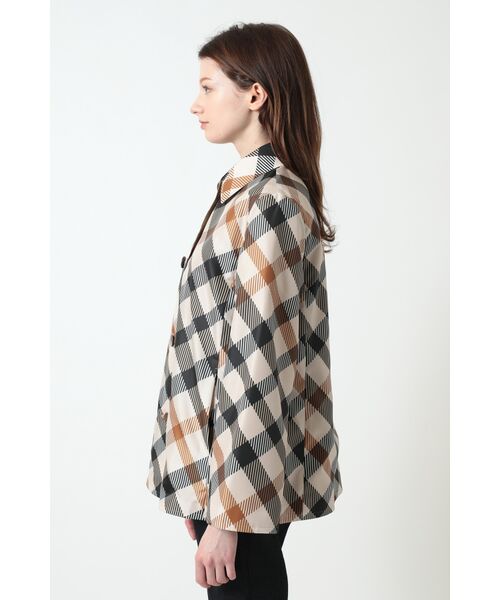 DAKS / ダックス その他アウター | リバーシブルショート丈ステンカラーコート | 詳細1
