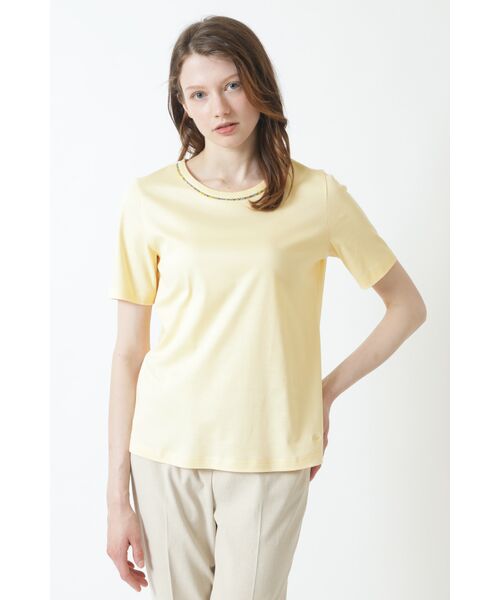 DAKS / ダックス その他トップス | LIBERTYプリント クルーネック Tシャツ（ダスティーシトロン）