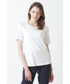 DAKS / ダックス その他トップス | チェック スパンコール Tシャツ