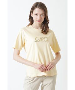 DAKS / ダックス その他トップス | ロゴ スパンコール Tシャツ