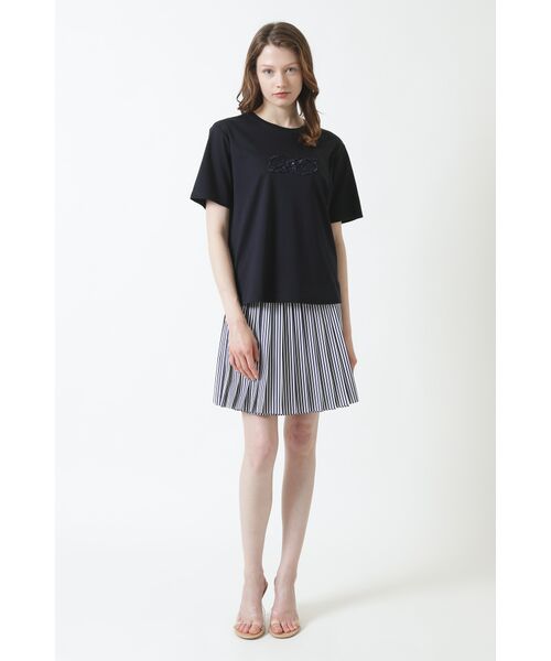 DAKS / ダックス その他トップス | ロゴ スパンコール Tシャツ | 詳細2