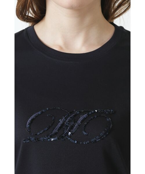 DAKS / ダックス その他トップス | ロゴ スパンコール Tシャツ | 詳細3
