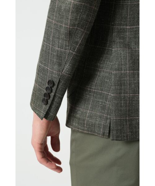 DAKS / ダックス その他アウター | ウインドペンチェックシルクブレンドジャケット | 詳細4